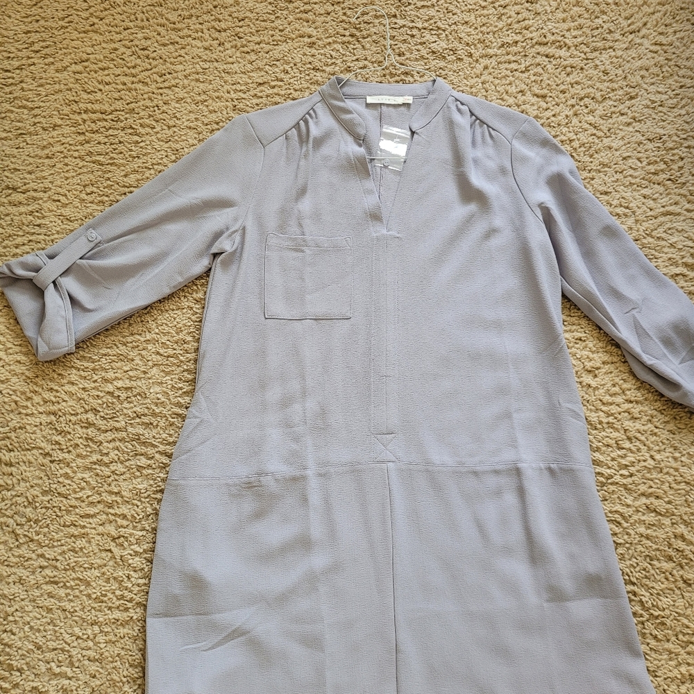 Lush Mini gray Shirt Dress For Women I'm Medium, new